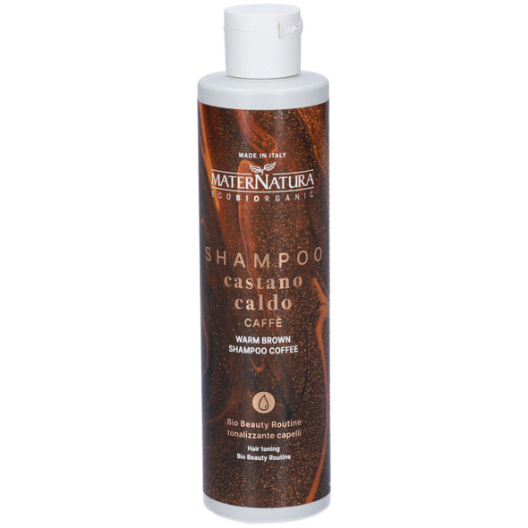 MaterNatura Shampoo Castano Caldo Caffè Tonalizzante Confezione 250 Ml MaterNatura Shampoo Castano Caldo Caffè Tonalizzante Confezione 250 Ml
