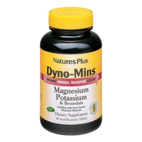 Nature's Plus - Dyno Mins Magnesio e Potassio Confezione 90 Tavolette (Scadenza Prodotto 04/2026) Nature's Plus - Dyno Mins Magnesio e Potassio Confezione 90 Tavolette (Scadenza Prodotto 04/2026)