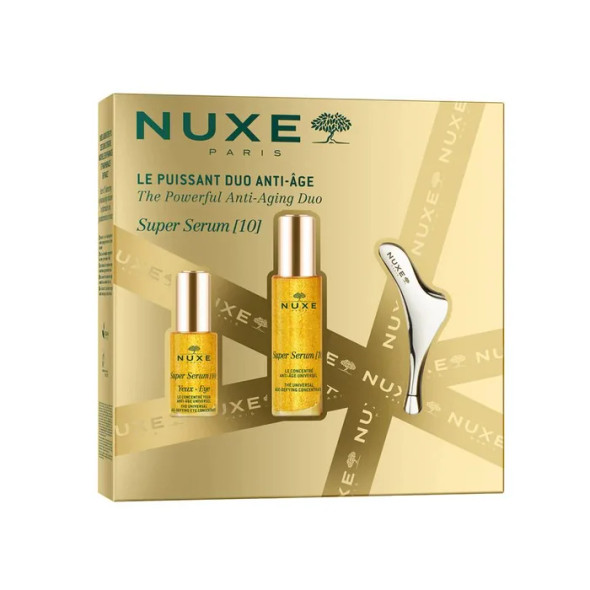 Nuxe Super Serum [10] Cofanetto Anti Età Siero Viso E Contorno Occhi Confezione 3 Pezzi