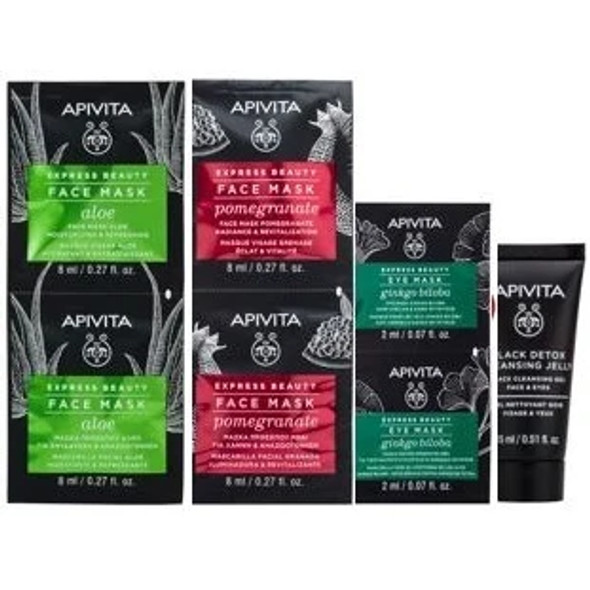Apivita Express Beauty Cofanetto Natale Viso  Confezione 4 Pezzi