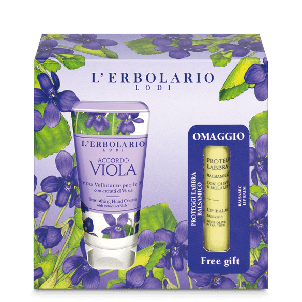 L'Erbolario - Accordo Viola Crema Mani e Proteggilabbra in Omaggio