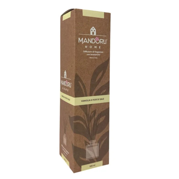 Mandorlì Vita Regularis Home Diffusore di Fragranza Vaniglia e Fior di Sale Confezione 100 Ml