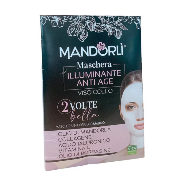 Mandorlì Vita Regularis Maschera Viso e Collo Illuminante e Anti-Age  Confezione 1 Pezzo