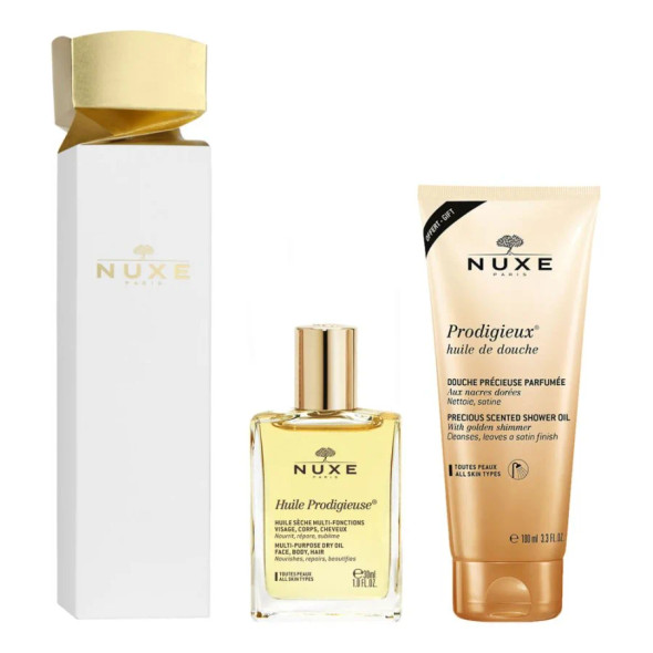 Nuxe - Cracker Huile Prodigieuse + Doccia Prodigieux Scented Shower Gel