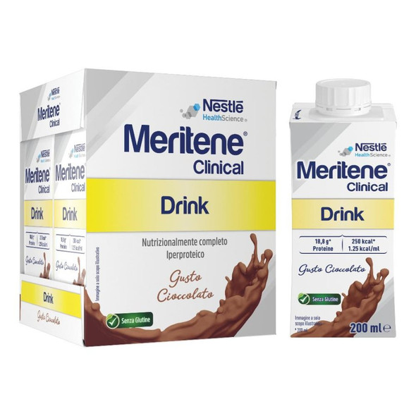 Meritene - Clinical Drink Cioccolato Confezione 4x200 Ml