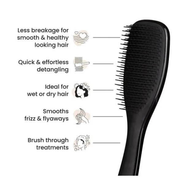 Tangle Teezer - The Wet Detangler Spazzola Nera Capelli Bagnati