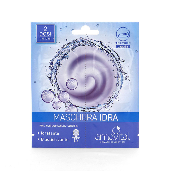 Oficine Cleman Amavital Private Collection Maschera Idra Viso Confezione 2 Pezzi