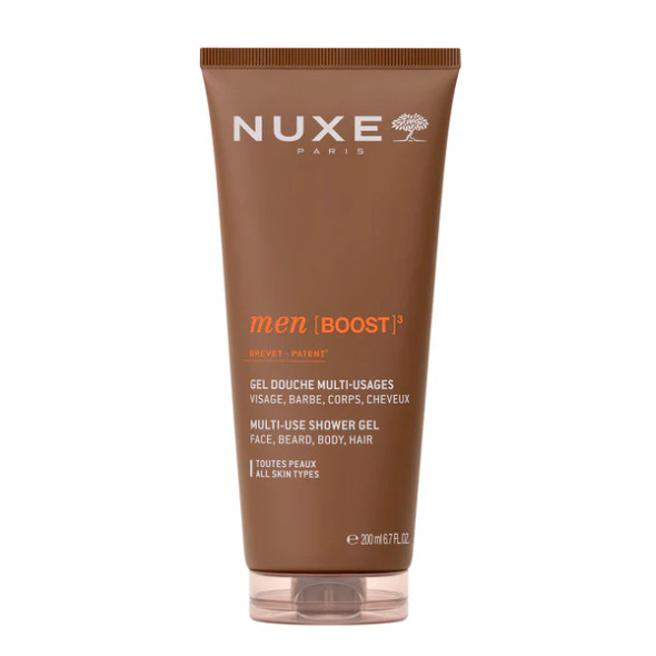 Nuxe - Men [Boost] Gel Doccia Multi-uso Viso Barba Corpo Capelli Confezione 200 Ml