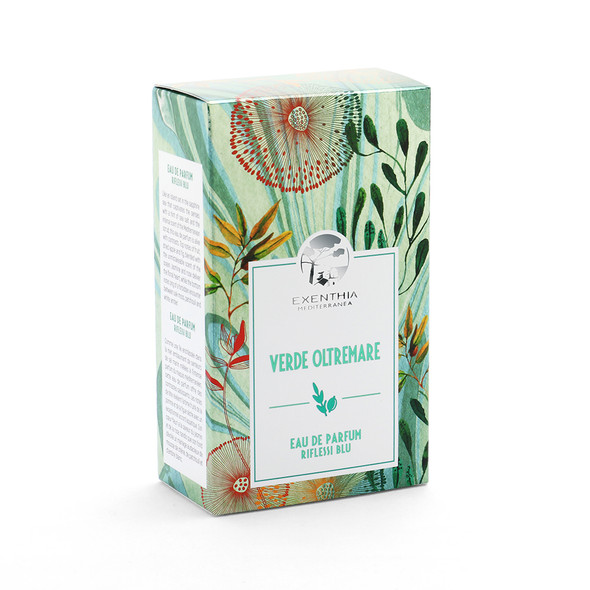 Oficine Cleman Exenthia Mediterranea Verde Oltremare Eau de Parfum "Riflessi Blu" Confezione 50 Ml