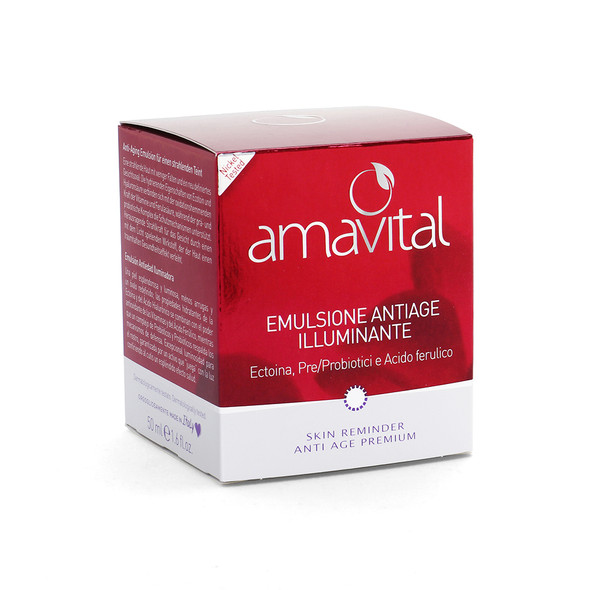 Oficine Cleman - Amavital Skin Care Skin Reminder Emulsione Antiage Illuminante Confezione 50 Ml