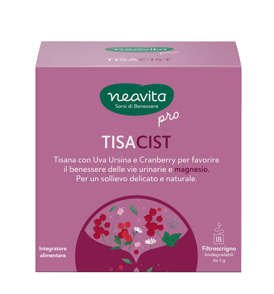 Neavita - Filtroscrigno Tisacist Tisana Per Il Benessere Delle Vie Urinarie Confezione 18 Filtri