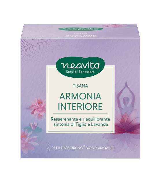 Neavita - Filtroscrigno Armonia Interiore Tisana Rasserenante e Riequilibrante Confezione 15 Filtri