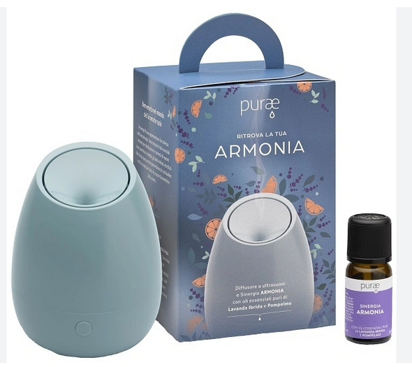 Purae - Kit Armonia Diffusore e Olio Essenziale