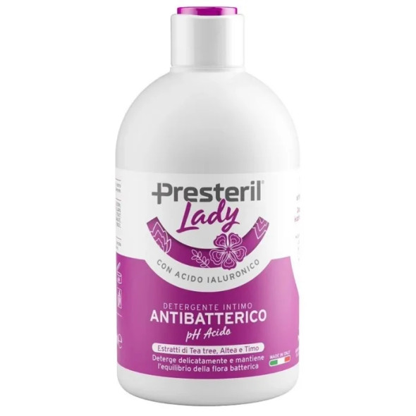 Lady Presteril Detergente Intimo Antibatterico Confezione 250 Ml