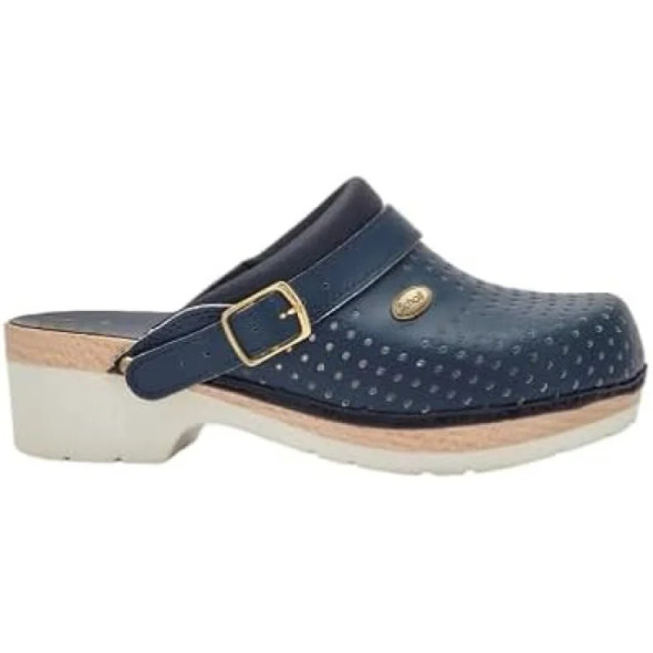 Scholl Clog Supercomfort Blu Navy Unisex Taglia 43 Confezione 1 Paio