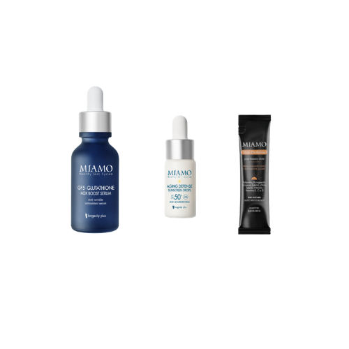 Miamo - Protocollo Aox Boost & Protect Kit Antiage Confezione 3 Pezzi
