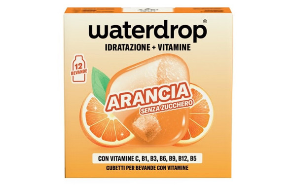 Waterdrop - Microdrink Idratazione e Vitamine Gusto Arancia Confezione 12 Porzioni