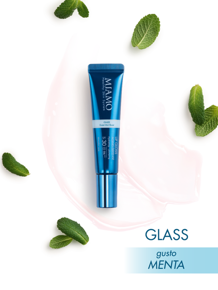 Miamo - Lip Gloss Aging Defense Protezione Solare Labbra Spf 30 Glass Confezione 15 Ml