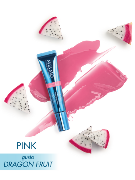 Miamo - Lip Gloss Aging Defense Protezione Solare Labbra Spf 30 Pink Confezione 15 Ml