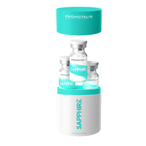 Promoitalia - Sapphire Bio-ristrutturante Cutaneo Confezione 3 Fiale da 5 Ml