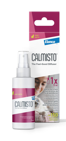 Calmisto - Spray Calmante e Anti Stress Per Gatti Confezione 75 Ml