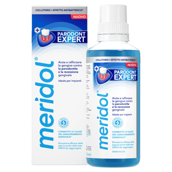 Meridol - Parodontax Expert Collutorio Paradontite e Recessione Gengivale Confezione 400 Ml