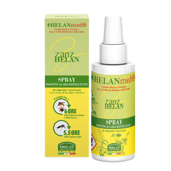 Helan - Zanzhelan Spray Insetto Acaro Repellente Confezione 100 Ml