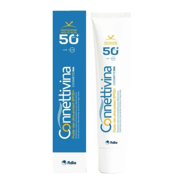 Connetivina - Fluido Viso Solare Spf50+ Confezione 50 Ml