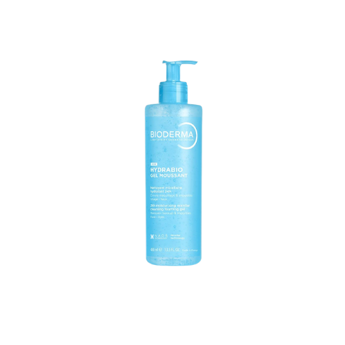 Bioderma - Hydrabio Gel Moussant Detergente Struccante 3in1 Viso Idratante Confezione 400 Ml