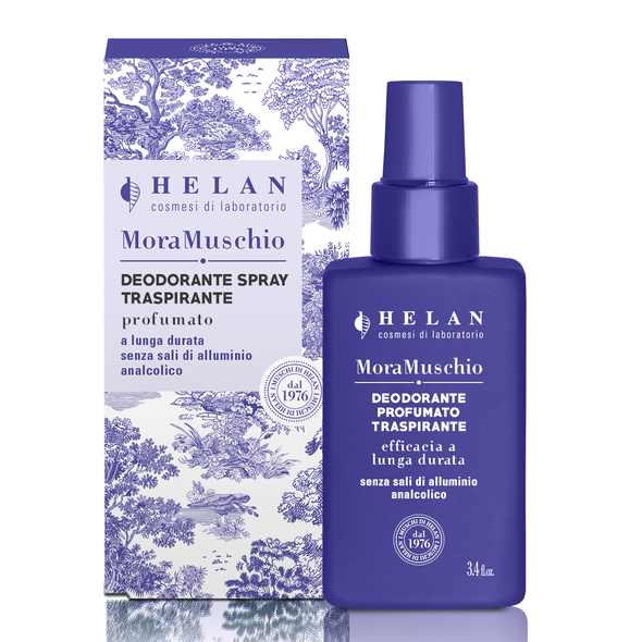 Helan - Mora Muschio Deodorante Profumato Traspirante In Spray Confezione 100 Ml