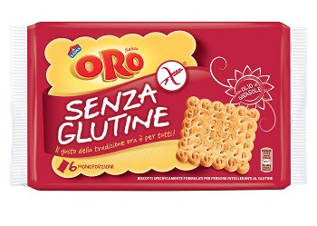 Oro Saiwa - Biscotti Senza Glutine Confezione 6 Monoporzioni