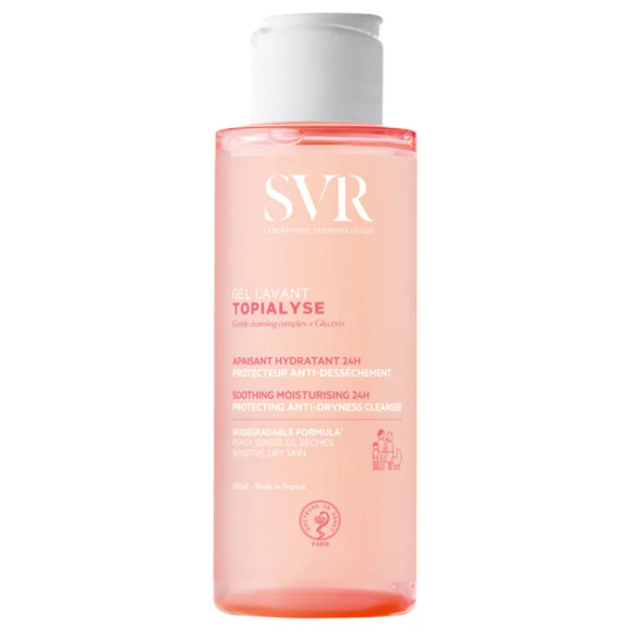 Laboratoires SVR - Topialyse Gel Detergente Pelle Sensibile Confezione 100 Ml Nuova Formula