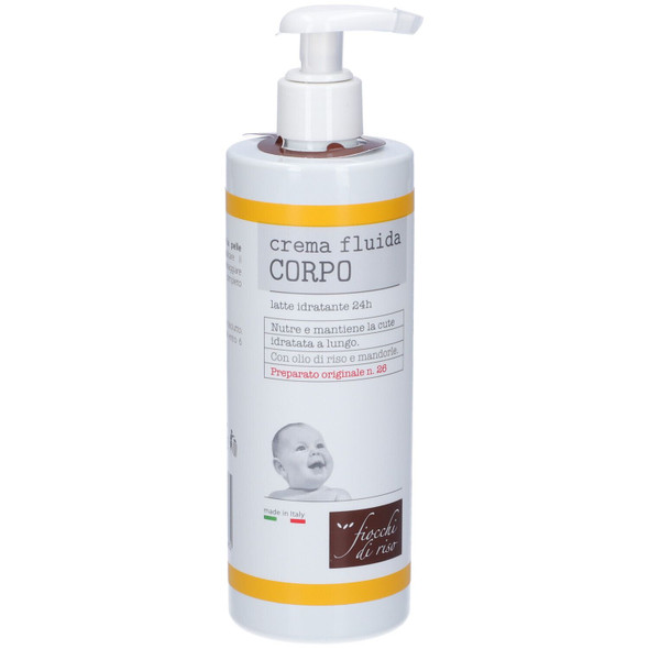 Fiocchi Di Riso - Crema Fluida Corpo Idratante 24h Confezione 400 Ml