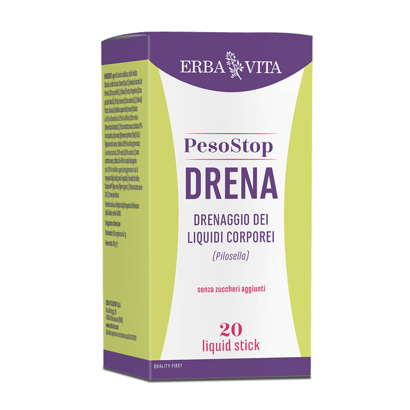 Erbavita - Peso Stop Drena Integratore Drenante Confezione 20 Stick