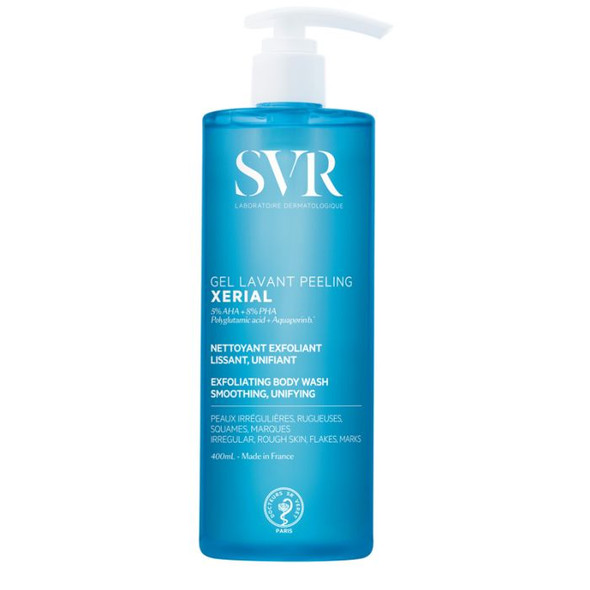 Laboratoires Svr - Xerial Gel Lavant Peeling Detergente Esfoliante Levigante Corpo Confezione 400 Ml