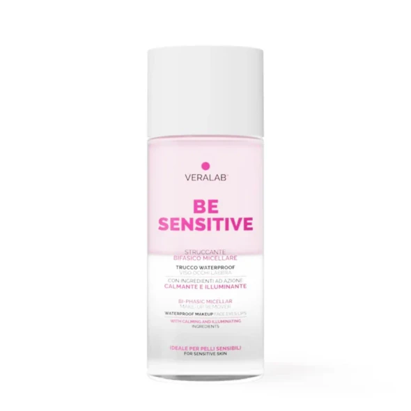 Veralab Be Sensitive Struccante Bifasico Micellare Occhi Viso Labbra Confezione 150 Ml