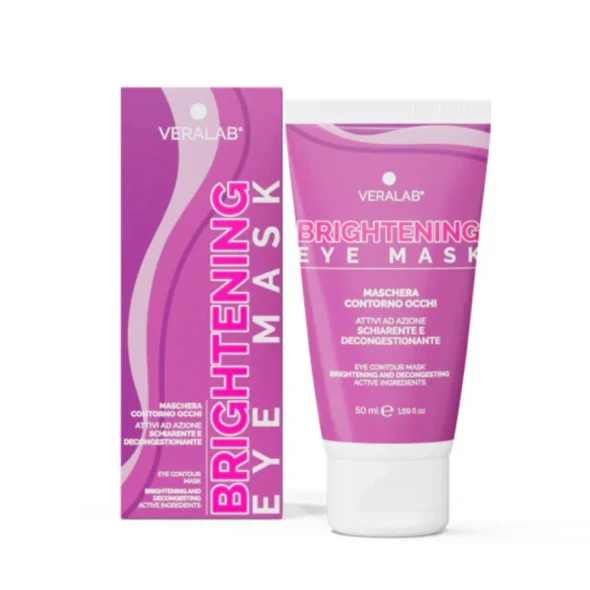 Veralab Brightening Eye Mask Maschera Contorno Occhi Occhiaie Borse e Aloni Scuri Confezione 50 ml
