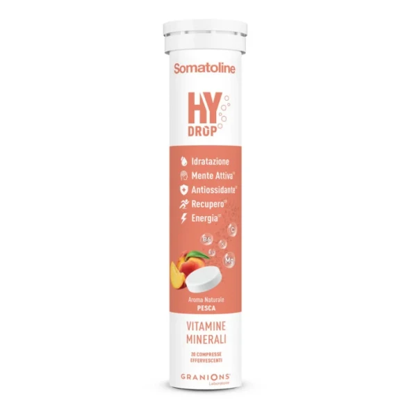 Somatoline - Hydrop Pesca Vitamine Minerali Effervescenti Confezione 20 Compresse