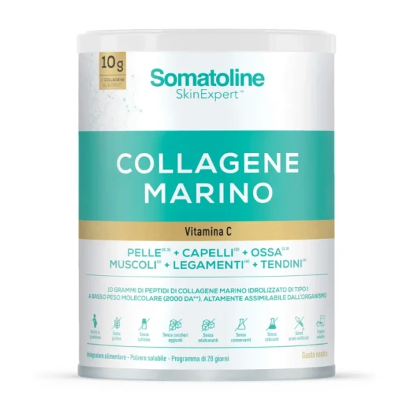 Somatoline - Collagene Marino Integratore Pelle, Capelli E Ossa Confezione 278 Gr