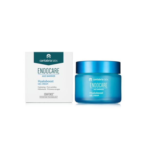 Endocare - Age Barrier Hyaluboost Gel Crema Viso Idratante Anti Rughe Texture Leggera Confezione 50 Ml
