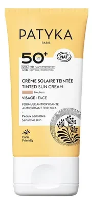 Patyka - Solare Crema Viso Colorata Medium Spf 50+ Confezione 40 Ml