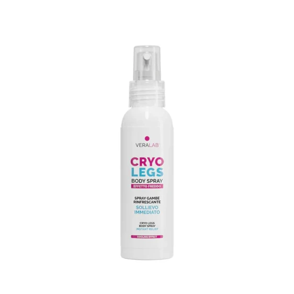 Veralab Cryo Legs Spray Rinfrescante Gambe Stanche e Pesanti Confezione 100 Ml
