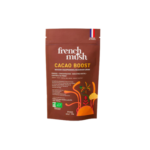 French Mush - Cacao Boost Bevanda Bio Cioccolato Energia E Concentrazione Confezione 20 Dosi