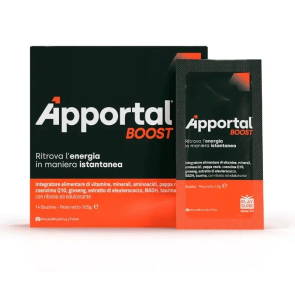 Apportal - Boost Integratore Energia E Vitalità Confezione 14 Buste