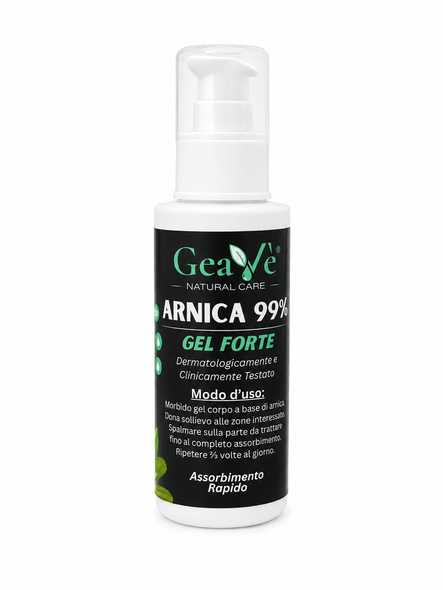 Geavè - Arnica 99% Gel Forte Per Tensioni Muscolari E Articolari Confezione 100 Ml