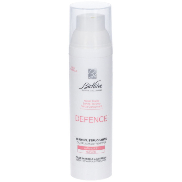 Bionike - Defence Olio Gel Struccante Detergente Viso, Occhi E Labbra Confezione 75 Ml