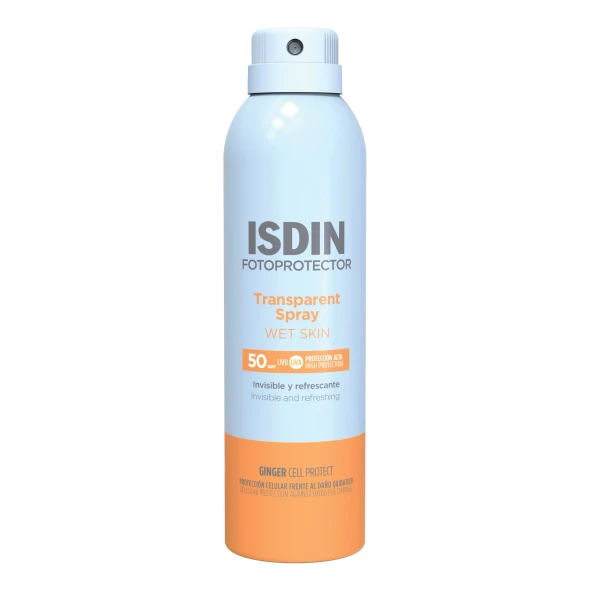 Isdin - Fotoprotector Trasparent Spray Wet Skin Spf50+ Confezione 250 Ml
