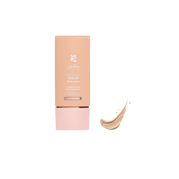 Bionike - Defence Color Mat Velvet Spf 15 Fondotinta Opacizzante 02 Cream Confezione 30 Ml