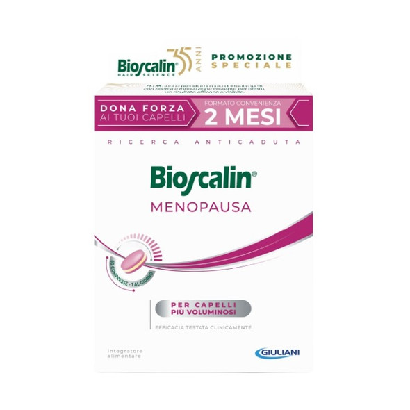 Bioscalin - Menopausa Integratore Capelli Confezione 60 Compresse Formato 2 Mesi