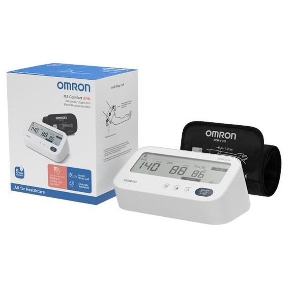 Omron - M3 Comfort Afib Misuratore Digitale Di Pressione Artriosa Confezione 1 Pezzo